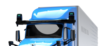 Waymo Via truck rendering - front view